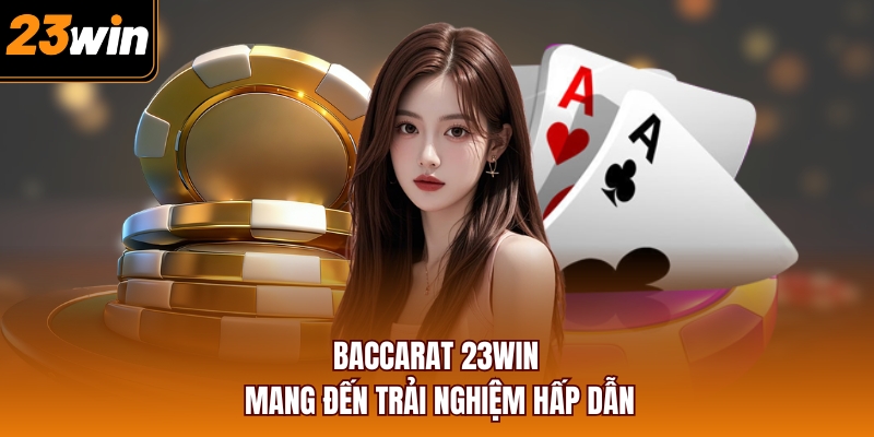 Baccarat 23WIN mang đến trải nghiệm hấp dẫn