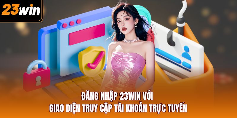 Đăng nhập 23WIN với giao diện truy cập tài khoản trực tuyến